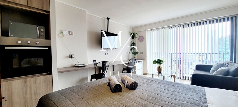 Apart Estudio central, Cowork Wifi y Streaming