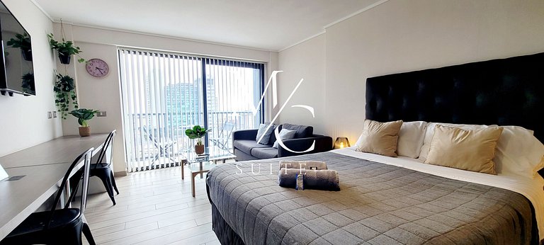 Apart Estudio central, Cowork Wifi y Streaming