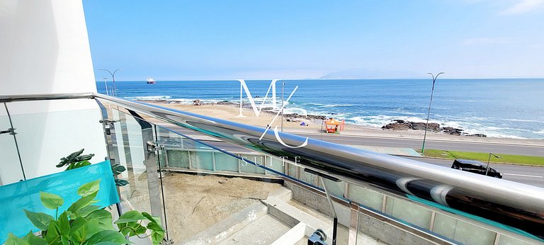 Amplio y con increible vista al Mar. Parking, Wifi