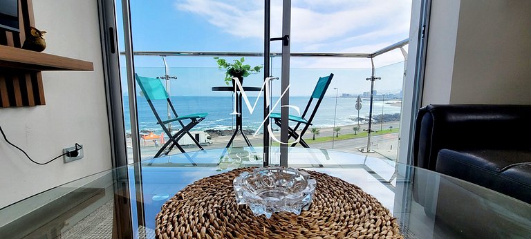 Amplio y con increible vista al Mar. Parking, Wifi