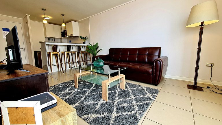 Amplio y moderno. Privacidad, wifi y streaming gratis. Parki