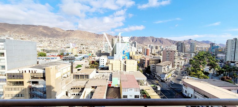 Exclusivo Dpto Central. Clinica Antofagasta, Wifi + Parking