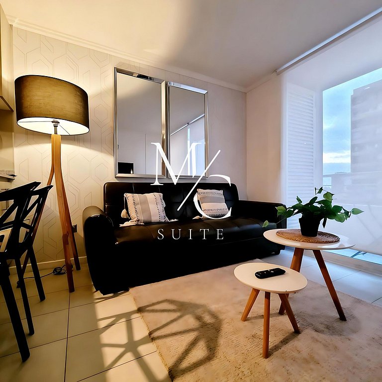 Moderno departamento central con estacionamiento