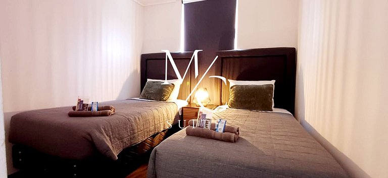 Exclusivo Central. Vista al mar, 2 baños en suite.