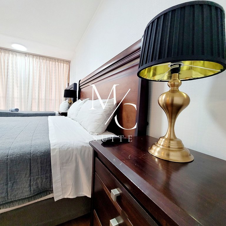 Exclusivo Depto Central de 3 Hab. Hermosa Vista al Mar. Wifi