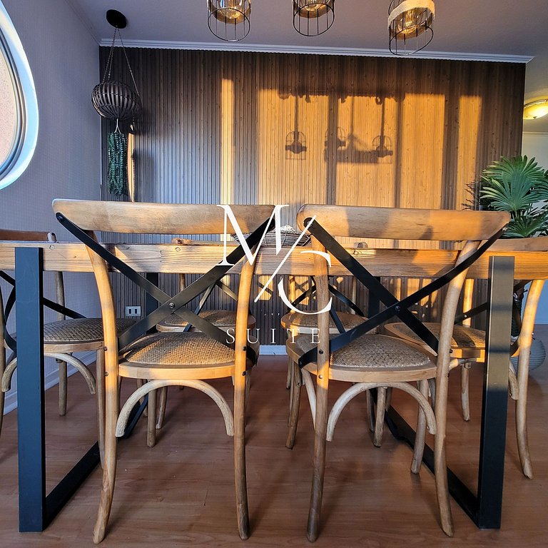 Exclusivo Depto Central de 3 Hab. Hermosa Vista al Mar. Wifi