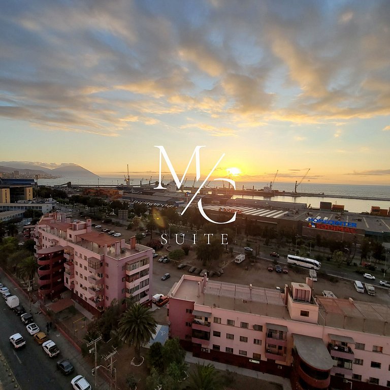 Exclusivo Depto Central de 3 Hab. Hermosa Vista al Mar. Wifi