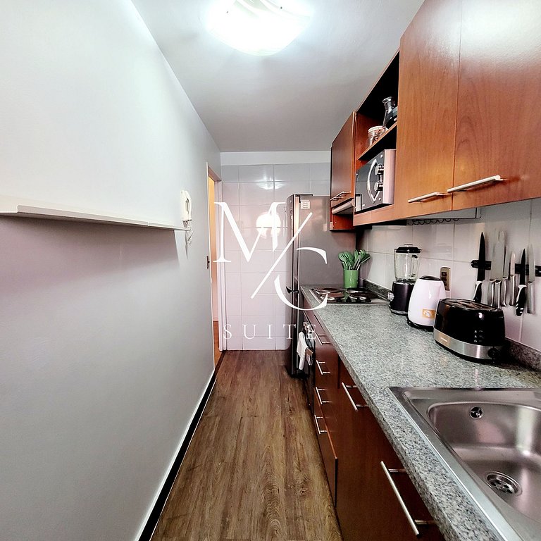 Exclusivo Depto Central de 3 Hab. Hermosa Vista al Mar. Wifi