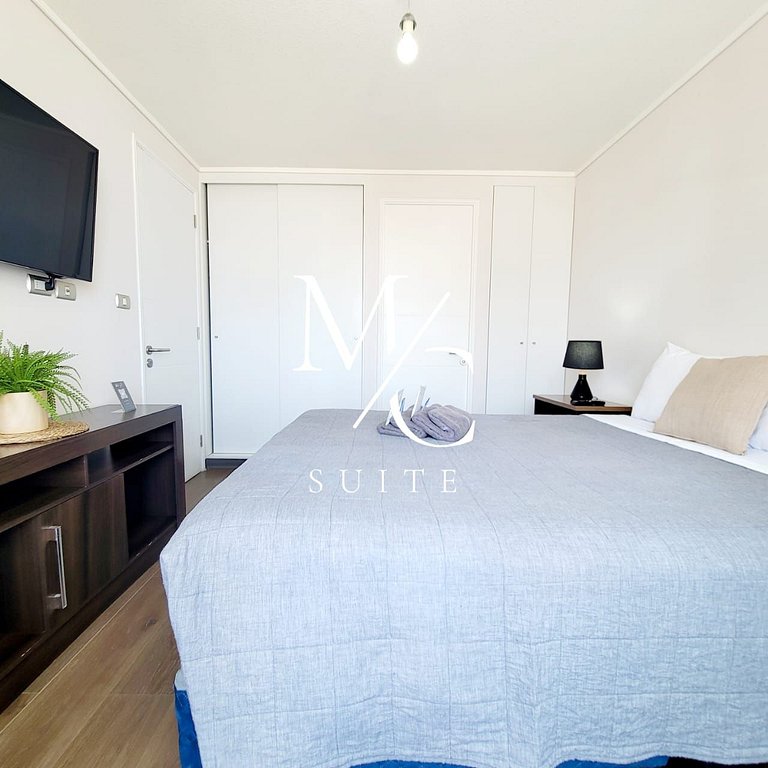 Amplio Apart ejecutivo, servicios de streaming y Parking lib