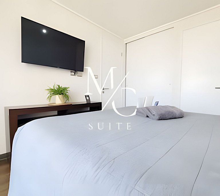 Amplio Apart ejecutivo, servicios de streaming y Parking lib