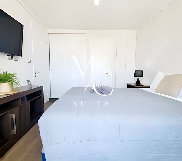 Amplio Apart ejecutivo, servicios de streaming y Parking lib