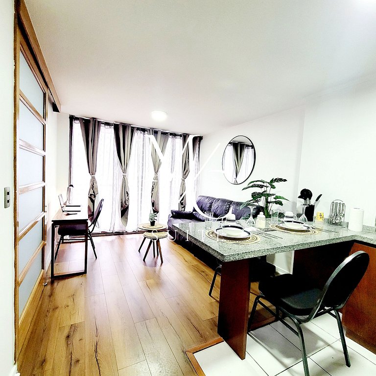 Central, vista mar, parking y factura
