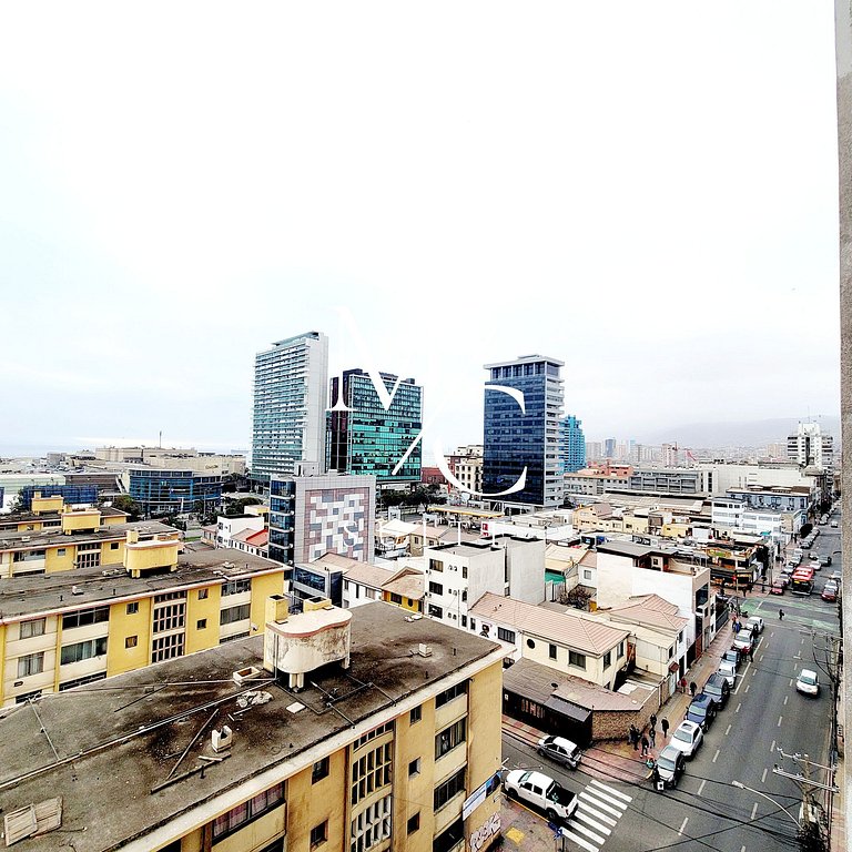 Central, vista mar, parking y factura