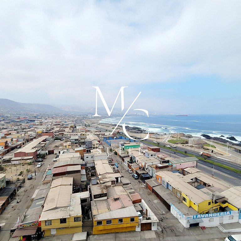 Imponente vista al mar. Piso 12. Netflix Gratis