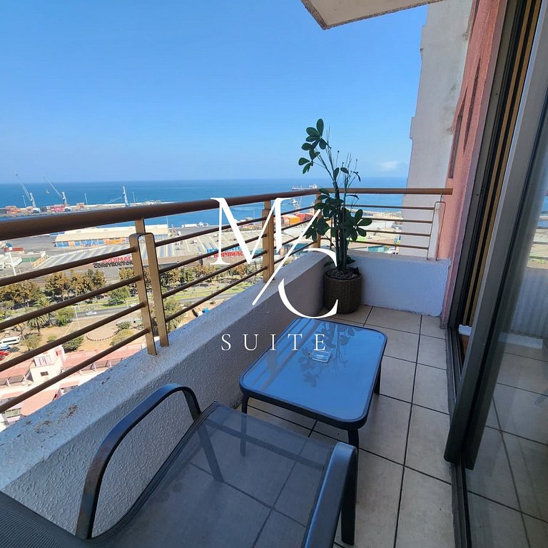 Amplio con panoramica vista al mar.