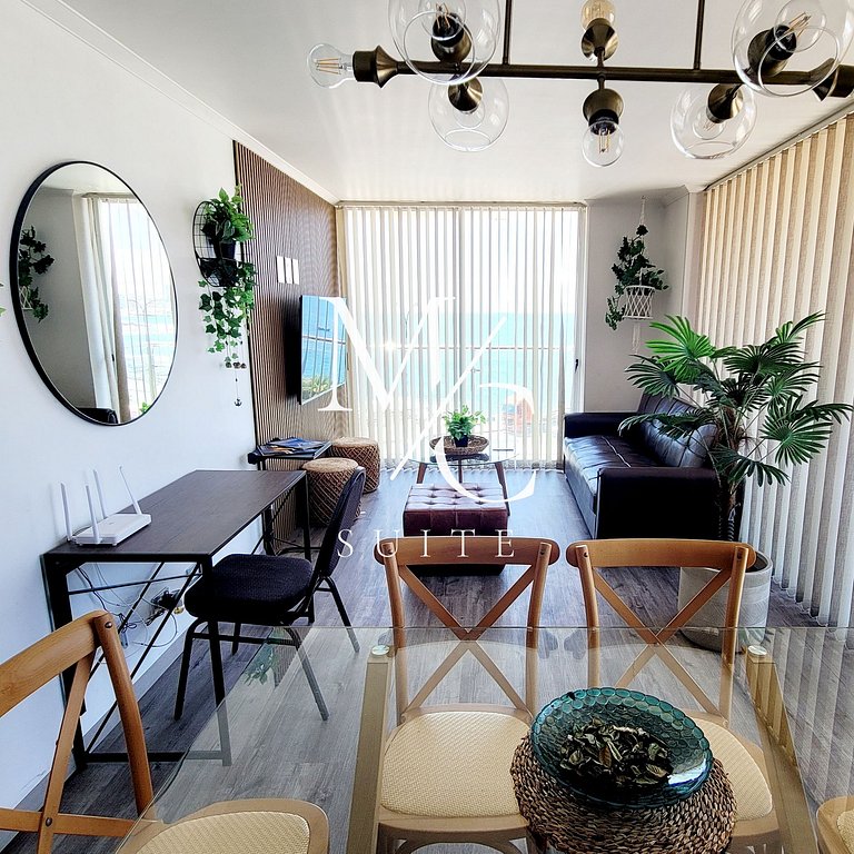 Amplio y con increible vista al Mar. Parking, Wifi