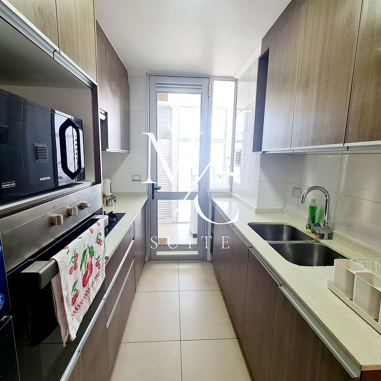 Amplio y con increible vista al Mar. Parking, Wifi