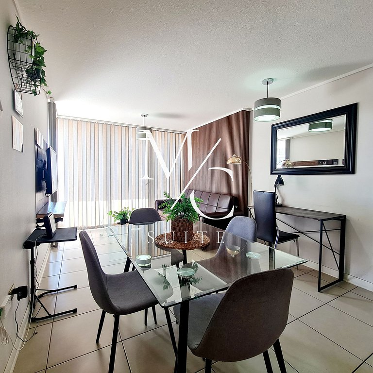 Hermoso Apart con vista al mar, wifi y acceso a plataformas