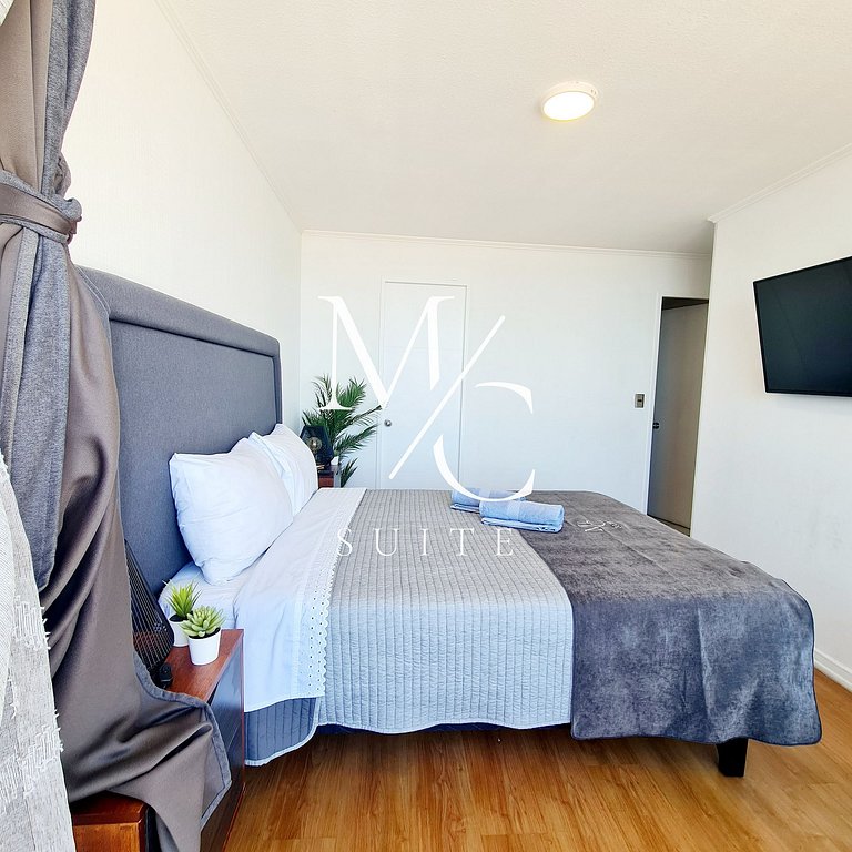 Amplio con panoramica vista al mar.