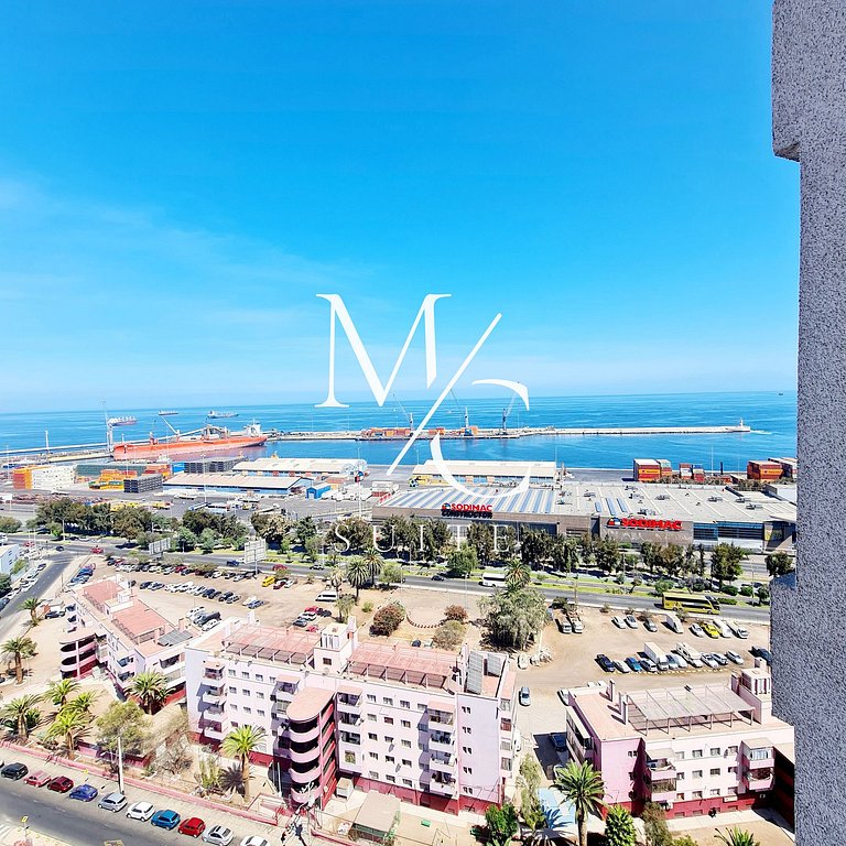 Amplio con panoramica vista al mar.