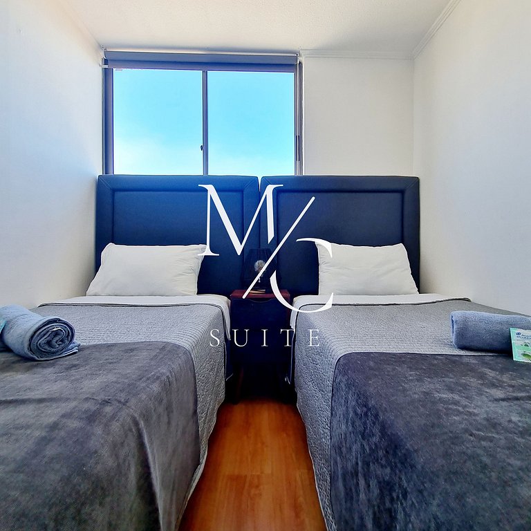 Amplio con panoramica vista al mar.